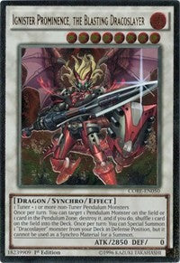 Ignister Prominence, the Blasting Dracoslayer (UTR) [CORE-EN050] Ultimate Rare | Exor Games Bridgewater