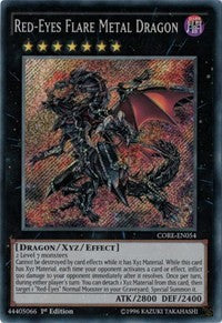 Red-Eyes Flare Metal Dragon [CORE-EN054] Secret Rare | Exor Games Bridgewater