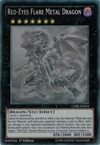 Red-Eyes Flare Metal Dragon (GR) [CORE-EN054] Ghost Rare | Exor Games Bridgewater