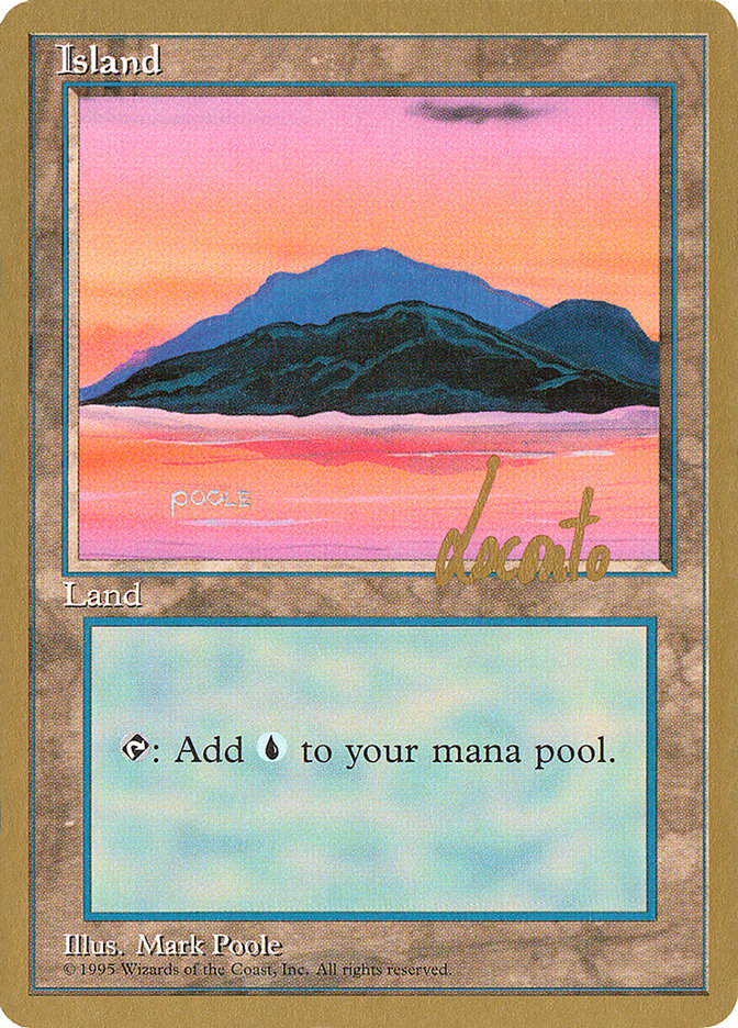 Island (ml369) (Michael Loconto) [Pro Tour Collector Set] | Exor Games Bridgewater