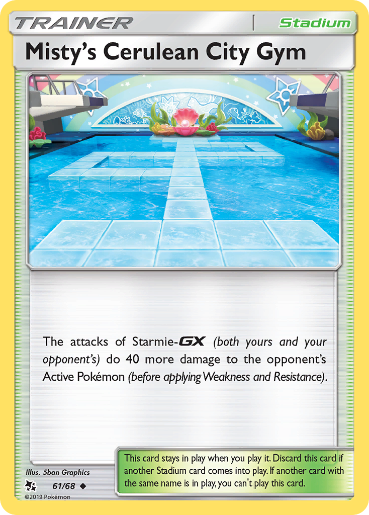 Misty's Cerulean City Gym (61/68) [Sun & Moon: Hidden Fates] | Exor Games Bridgewater