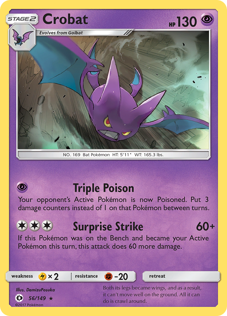 Crobat (56/149) [Sun & Moon: Base Set] | Exor Games Bridgewater