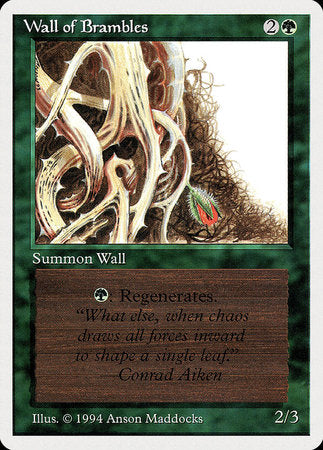 Wall of Brambles [Summer Magic / Edgar] | Exor Games Bridgewater