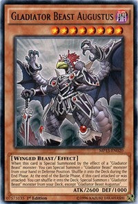 Gladiator Beast Augustus [MP15-EN020] Rare | Exor Games Bridgewater