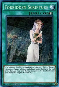 Forbidden Scripture [MP15-EN038] Secret Rare | Exor Games Bridgewater