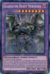 Gladiator Beast Nerokius [MP15-EN051] Secret Rare | Exor Games Bridgewater