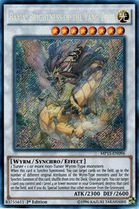 Baxia, Brightness of the Yang Zing [MP15-EN096] Secret Rare | Exor Games Bridgewater