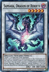 Samsara, Dragon of Rebirth [MP15-EN097] Super Rare | Exor Games Bridgewater