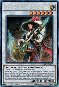 Virgil, Rock Star of the Burning Abyss [MP15-EN187] Secret Rare | Exor Games Bridgewater