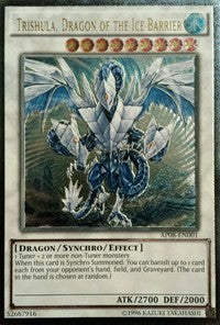 Trishula, Dragon of the Ice Barrier [AP08-EN001] Ultimate Rare | Exor Games Bridgewater