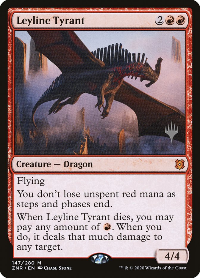 Leyline Tyrant (Promo Pack) [Zendikar Rising Promos] | Exor Games Bridgewater