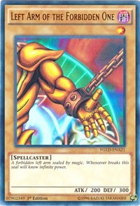 Left Arm of the Forbidden One (A) [YGLD-ENA21] Ultra Rare | Exor Games Bridgewater