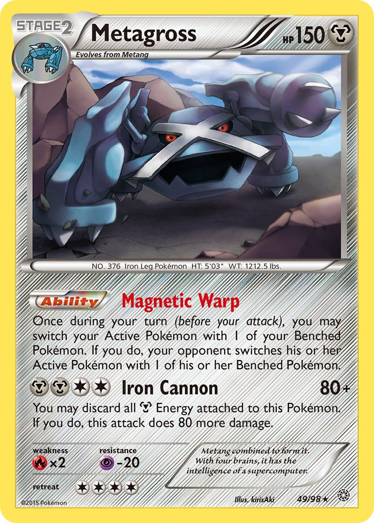 Metagross (49/98) (Theme Deck Exclusive) [XY: Ancient Origins] | Exor Games Bridgewater
