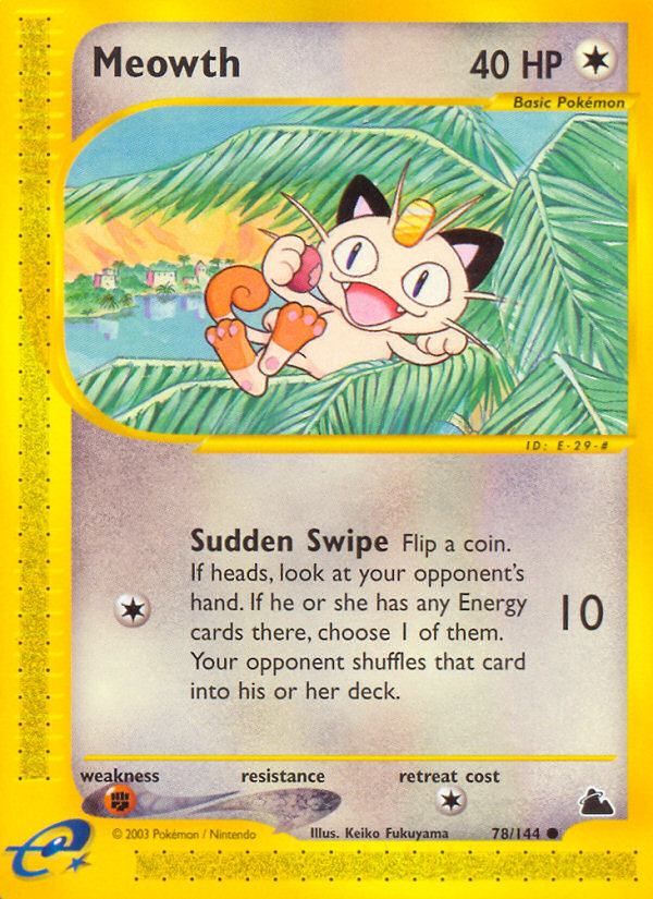 Meowth (78/144) [Skyridge] | Exor Games Bridgewater