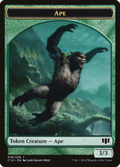 Ape // Zombie (011/036) Double-sided Token [Commander 2014 Tokens] | Exor Games Bridgewater