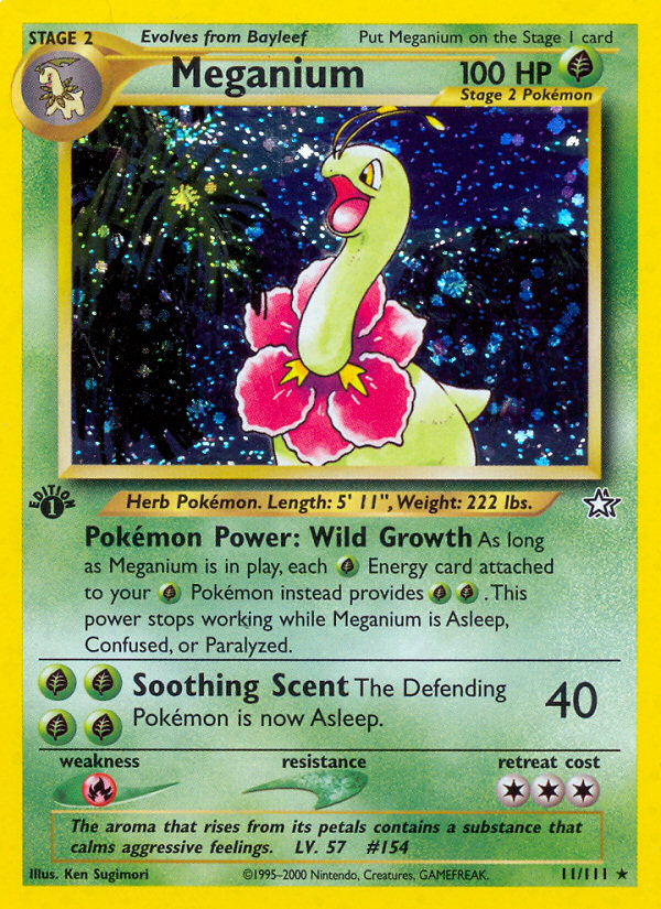 Meganium (11/111) [Neo Genesis 1st Edition] | Exor Games Bridgewater