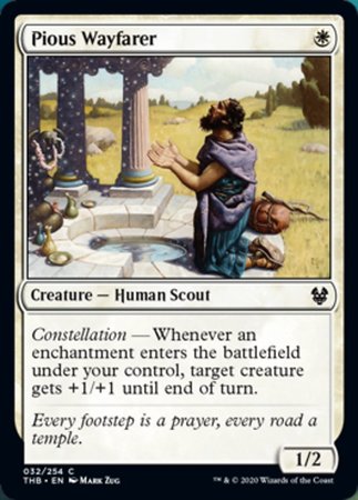 Pious Wayfarer [Theros Beyond Death] | Exor Games Bridgewater