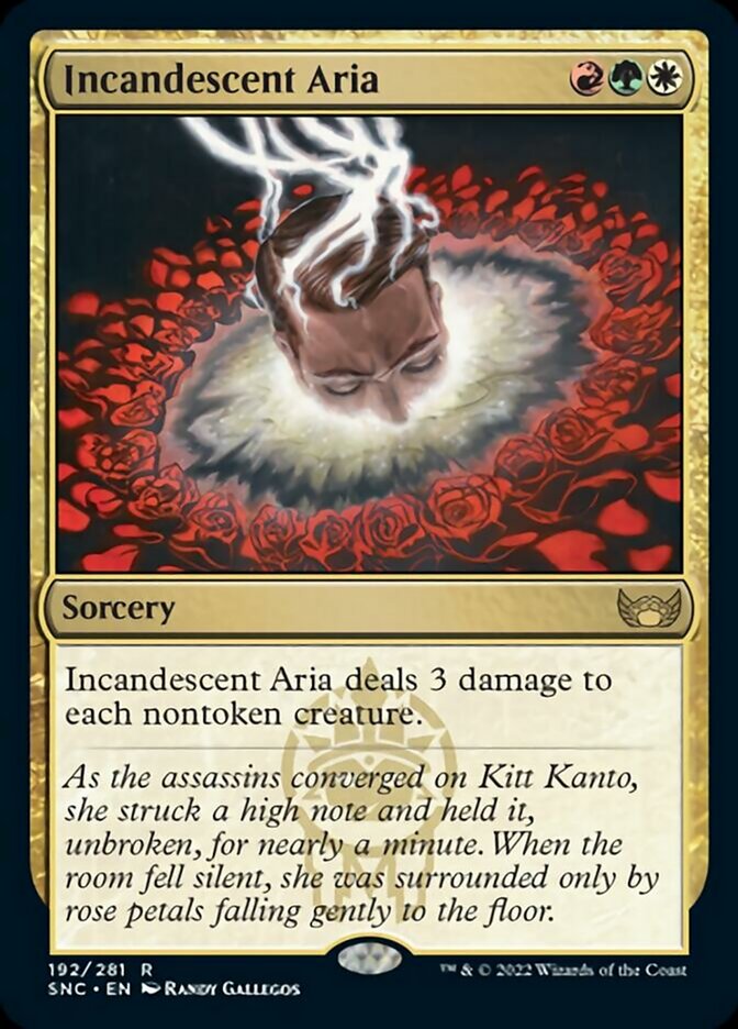 Incandescent Aria [Streets of New Capenna] | Exor Games Bridgewater