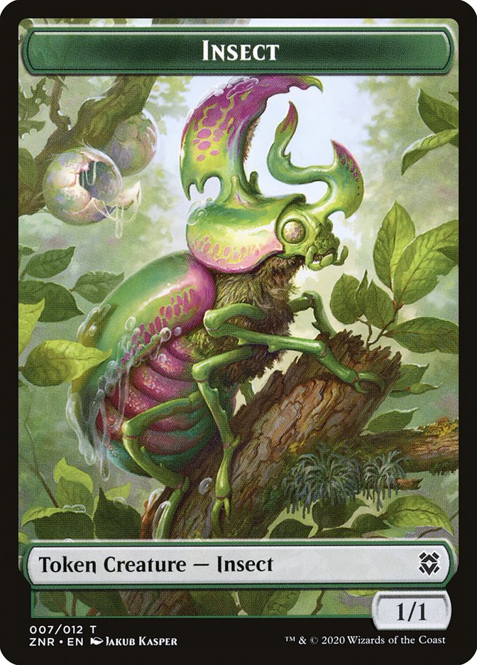 Insect Token [Zendikar Rising] | Exor Games Bridgewater