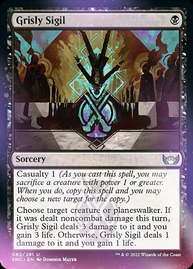 Grisly Sigil [Streets of New Capenna] | Exor Games Bridgewater