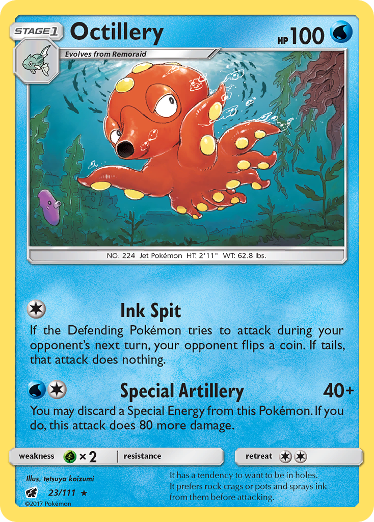 Octillery (23/111) [Sun & Moon: Crimson Invasion] | Exor Games Bridgewater