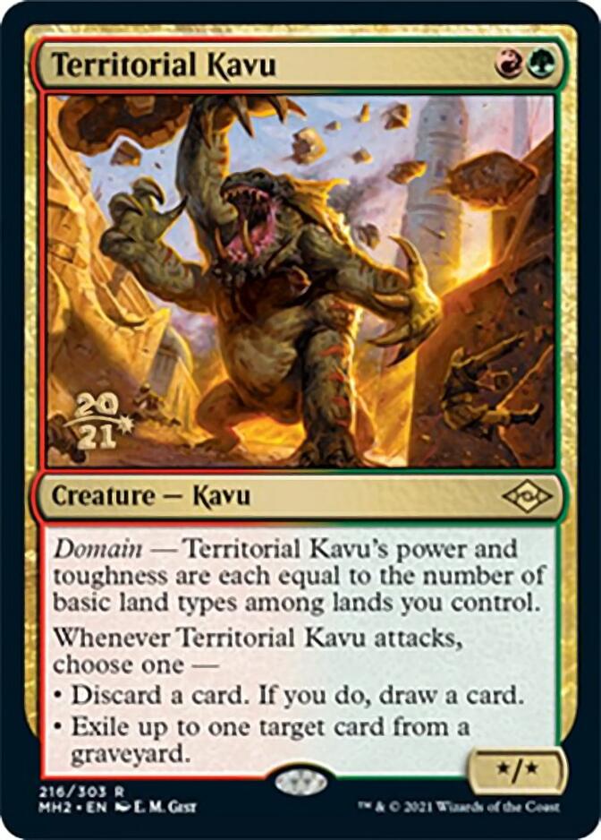 Territorial Kavu [Modern Horizons 2 Prerelease Promos] | Exor Games Bridgewater