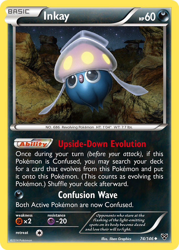 Inkay (74/146) [XY: Base Set] | Exor Games Bridgewater