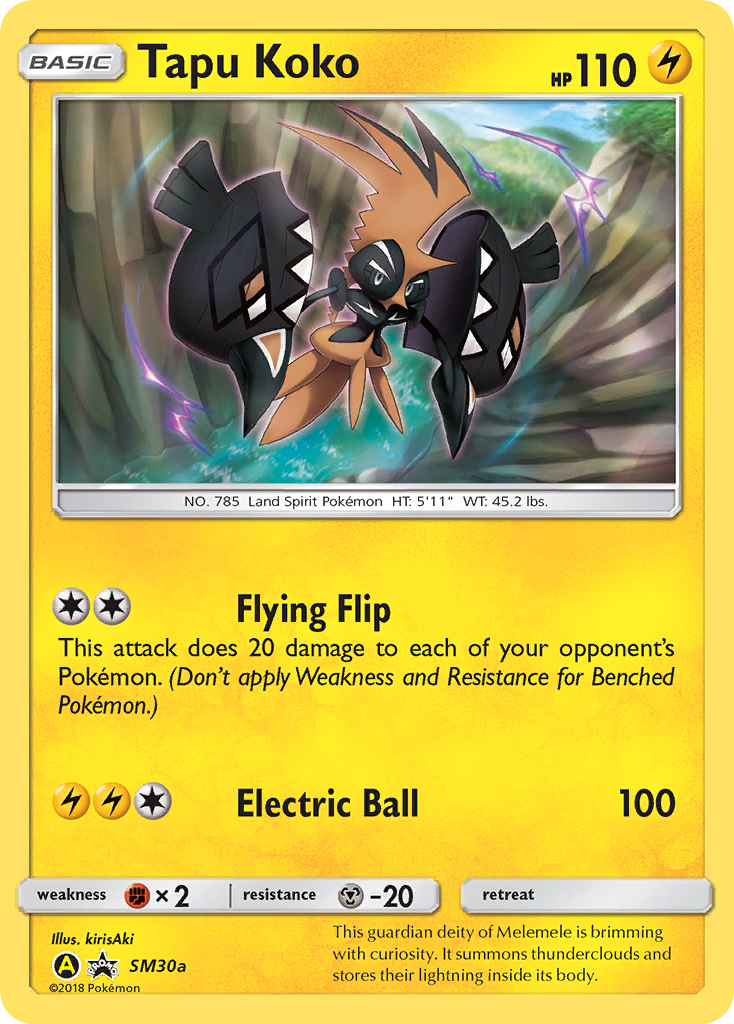 Tapu Koko (SM30a) [Sun & Moon: Black Star Promos] | Exor Games Bridgewater