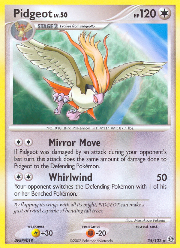 Pidgeot (35/132) [Diamond & Pearl: Secret Wonders] | Exor Games Bridgewater