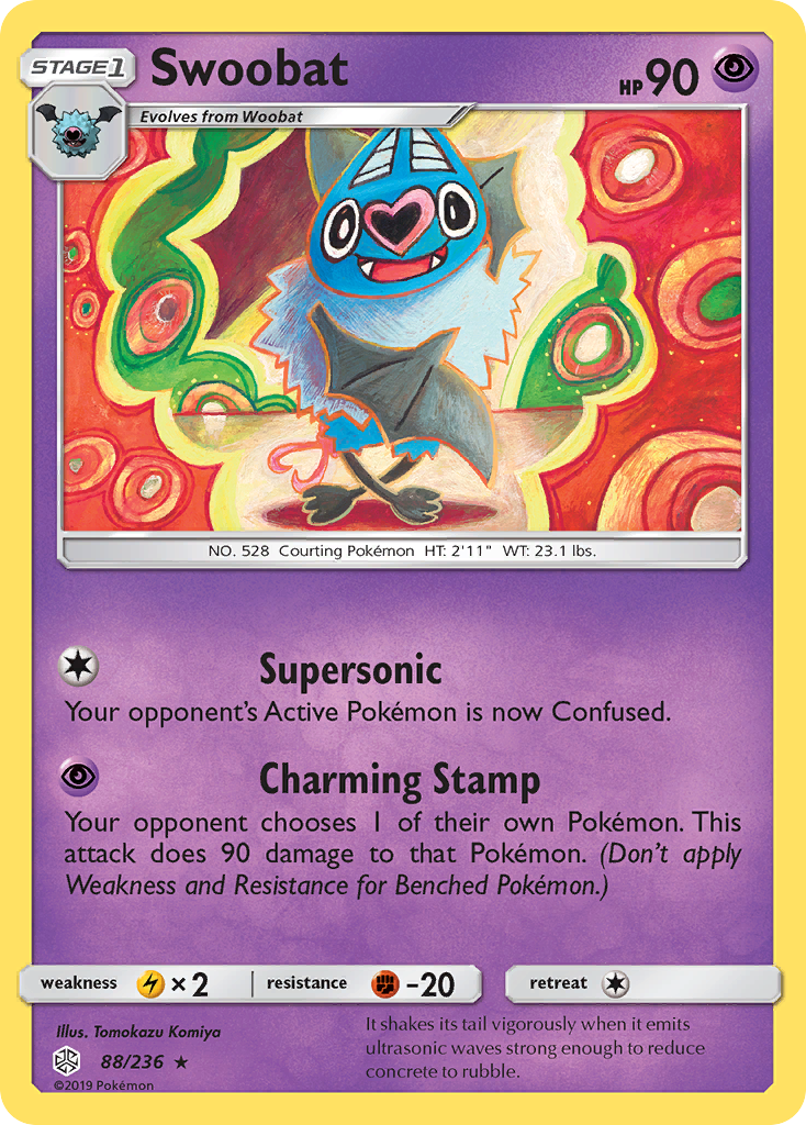 Swoobat (88/236) [Sun & Moon: Cosmic Eclipse] | Exor Games Bridgewater