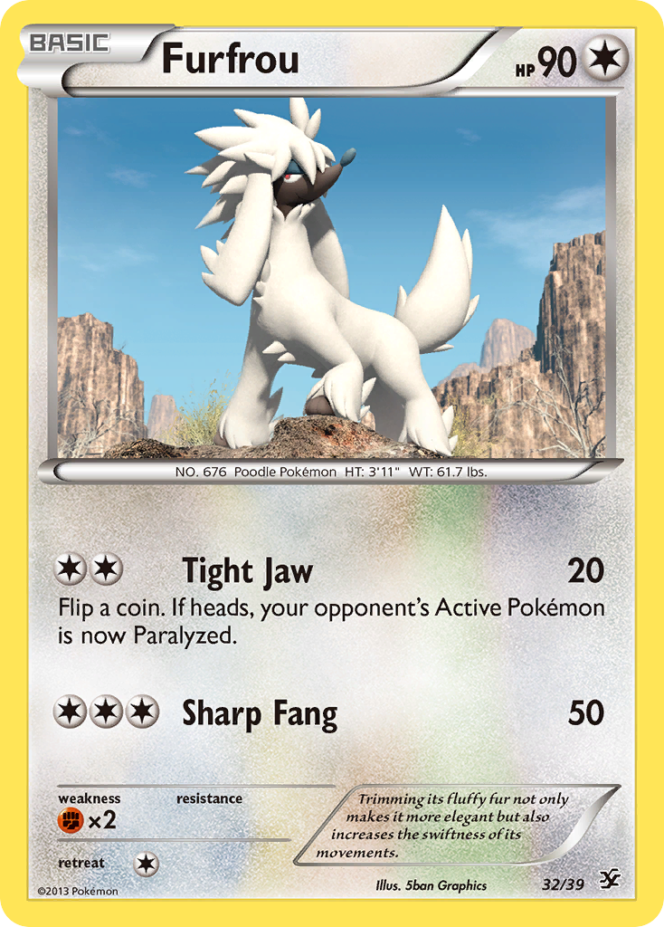 Furfrou (32/39) [XY: Kalos Starter Set] | Exor Games Bridgewater