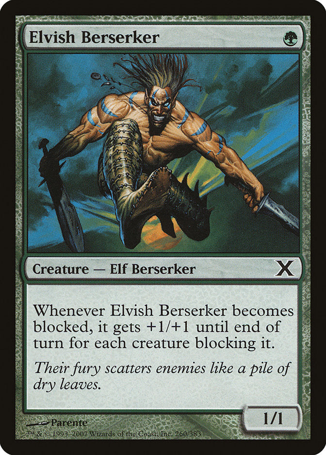 Elvish Berserker [Tenth Edition] | Exor Games Bridgewater