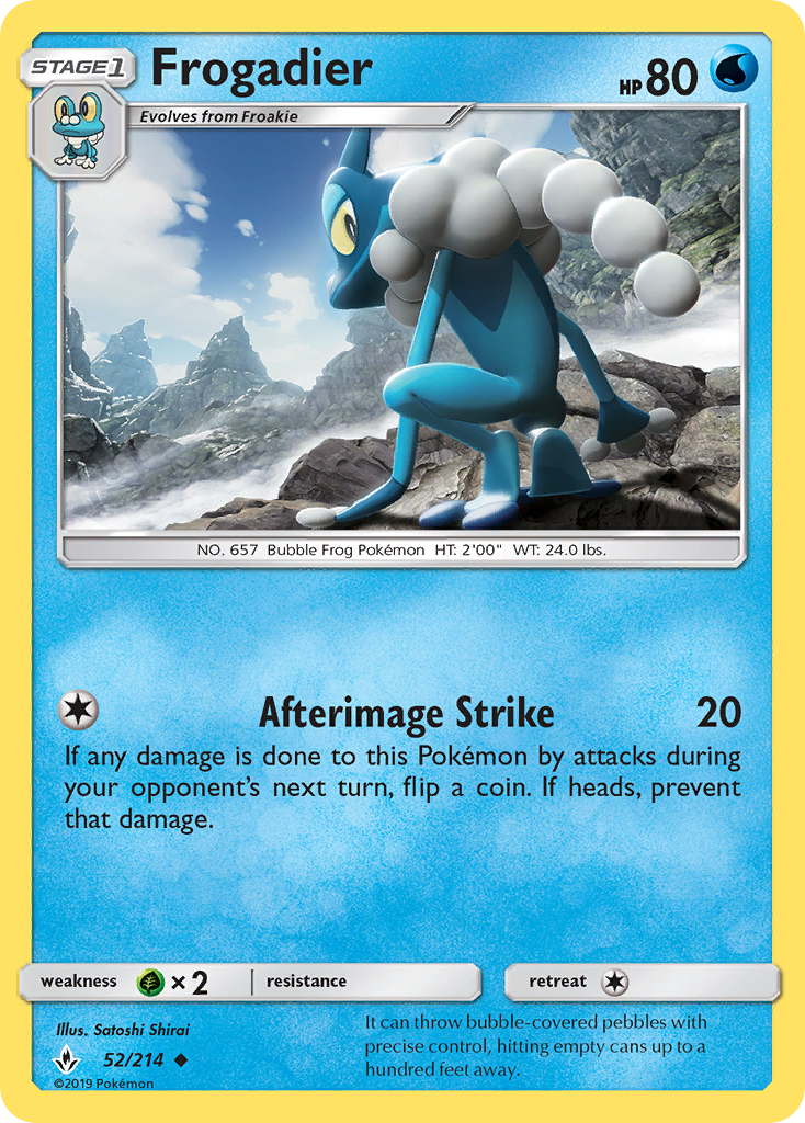 Frogadier (52/214) [Sun & Moon: Unbroken Bonds] | Exor Games Bridgewater