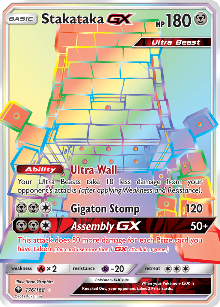 Stakataka GX (176/168) [Sun & Moon: Celestial Storm] | Exor Games Bridgewater