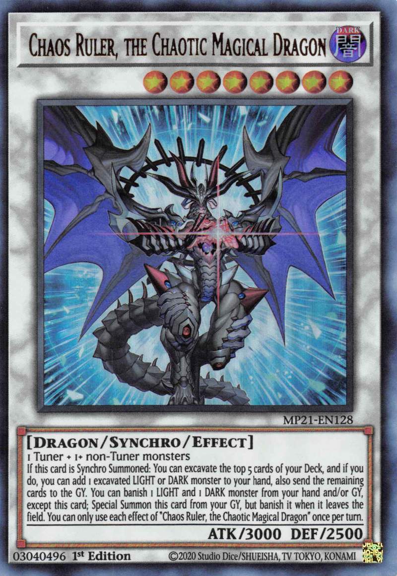 Chaos Ruler, the Chaotic Magical Dragon [MP21-EN128] Ultra Rare | Exor Games Bridgewater