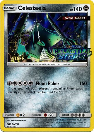 Celesteela (SM131) (Staff Prerelease Promo) [Sun & Moon: Black Star Promos] | Exor Games Bridgewater