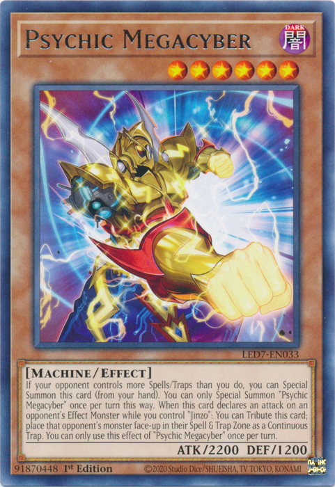 Psychic Megacyber [LED7-EN033] Rare | Exor Games Bridgewater