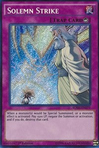 Solemn Strike [BOSH-EN079] Secret Rare | Exor Games Bridgewater