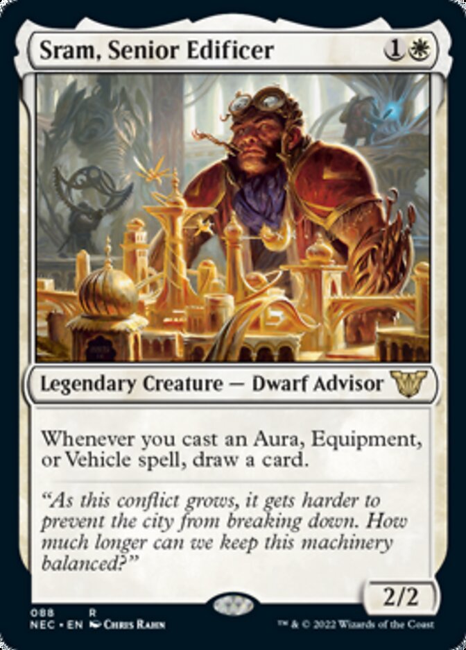 Sram, Senior Edificer [Kamigawa: Neon Dynasty Commander] | Exor Games Bridgewater