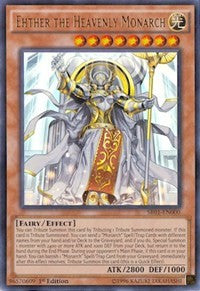 Ehther the Heavenly Monarch [SR01-EN000] Ultra Rare | Exor Games Bridgewater