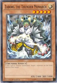 Zaborg the Thunder Monarch [SR01-EN005] Common | Exor Games Bridgewater