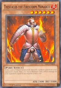 Thestalos the Firestorm Monarch [SR01-EN008] Common | Exor Games Bridgewater