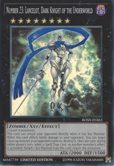 Number 23: Lancelot, Dark Knight of the Underworld [BOSH-ENSE2] Super Rare | Exor Games Bridgewater