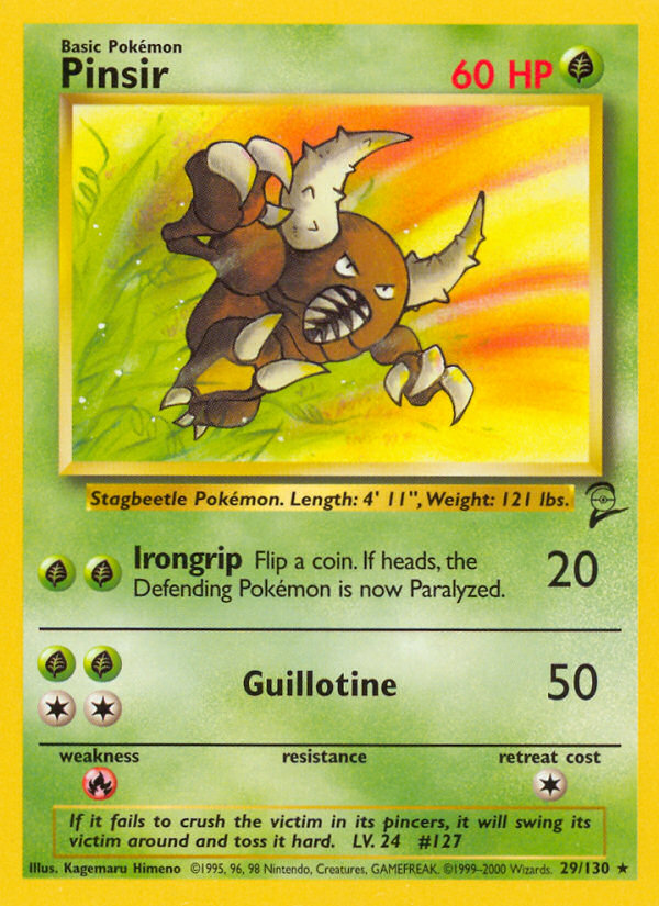 Pinsir (29/130) [Base Set 2] | Exor Games Bridgewater