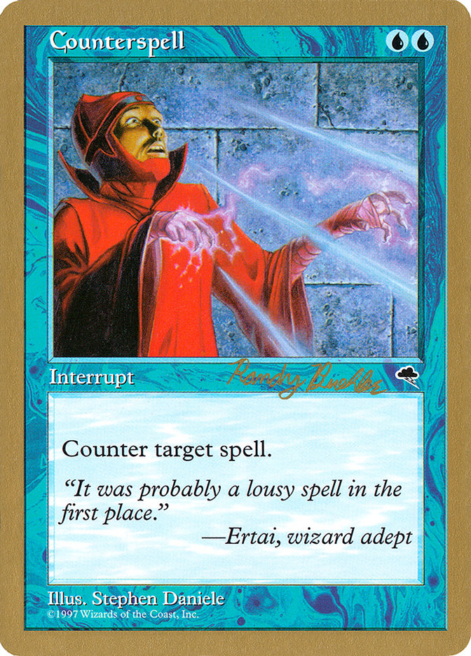 Counterspell (Randy Buehler) [World Championship Decks 1998] | Exor Games Bridgewater