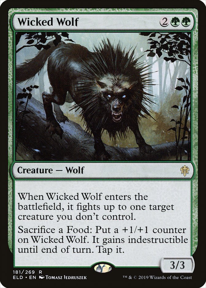 Wicked Wolf [Throne of Eldraine] | Exor Games Bridgewater