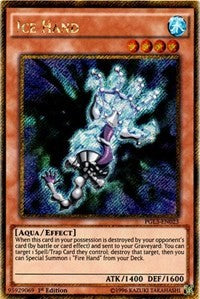 Ice Hand [PGL3-EN023] Gold Secret Rare | Exor Games Bridgewater