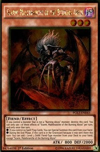 Scarm, Malebranche of the Burning Abyss [PGL3-EN043] Gold Rare | Exor Games Bridgewater