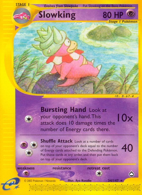 Slowking (34/147) [Aquapolis] | Exor Games Bridgewater