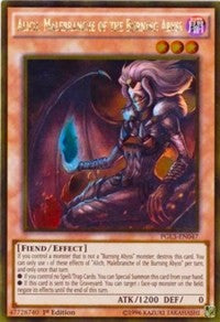 Alich, Malebranche of the Burning Abyss [PGL3-EN047] Gold Rare | Exor Games Bridgewater